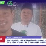 BBM Masjid yang ke 3 di Masjid Baitul Mukhlisin Perumahan Griya Indah Serpong (GIS) Cibinong, Gunungsindur
