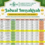 Jadwal Imsyakiyah 2025 - 1